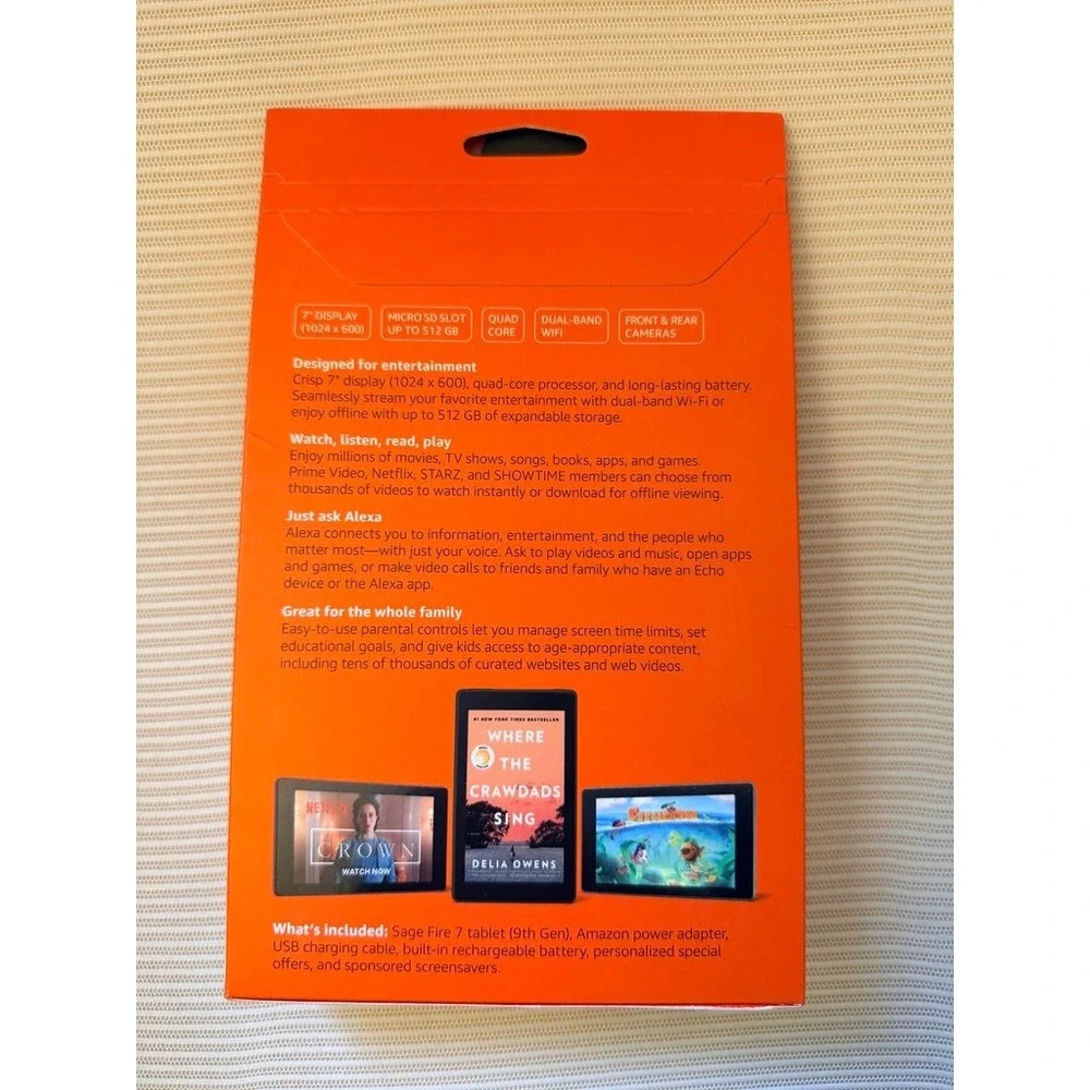Amazon Fire 7 Tablet 9th Gen 32GB Sage Green WiFi Alexa NEW Sealed Kids‎ Family